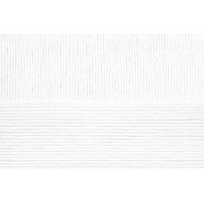Пряжа для вязания ПЕХ Хлопок Натуральный летний ассорт (100% хлопок) 5х100г/425 цв.001 белый