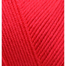 Пряжа для вязания Ализе Diva Baby (100% микрофибра акрил) 5х100г/350м цв.056 красный