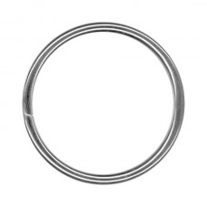 Кольцо металлическое TSW 50х 4мм цв. никель уп. 100шт