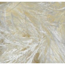 Пряжа для вязания Ализе Decofur Травка (100% полиэстер) 5х100г/100м цв.0001 кремовый