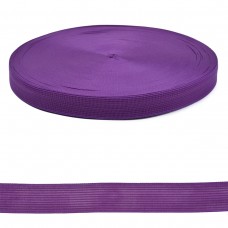 Тесьма вязаная окантовочная 22мм 001-22 цв.070 фиолетовый