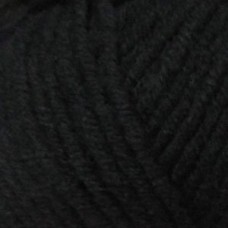 Пряжа для вязания ПЕХ Зимняя премьера (50% мериносовая шерсть, 50% акрил) 10х100г/150м цв.002 черный