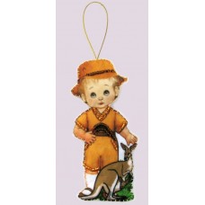 Наборы для вышивания декоративных игрушек BUTTERFLY  F081 Кукла. Австралия - М