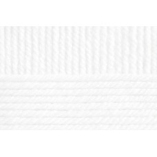 Пряжа для вязания ПЕХ Народная традиция (30% шерсть, 70% акрил) 10х100г/100м цв.001 белый