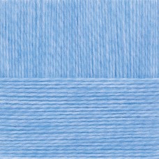 Пряжа для вязания ПЕХ Гламурная (35% мериносовая шерсть, 35% акрил высокообъемный, 30% полиамид) 10х50г/175м цв.005 голубой