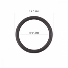 Кольцо для бюстгальтера металл ARTA.F.2831 Ø14мм, цв.111 шоколадно-коричневый, уп.50шт