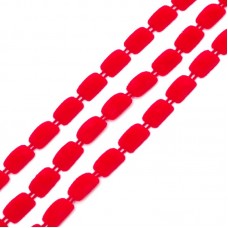 Тесьма пластиковая TBY A2014-02 цв.4 красный разм.8х13мм уп.9.14м