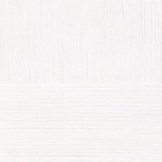 Пряжа для вязания ПЕХ Гламурная (35% мериносовая шерсть, 35% акрил высокообъемный, 30% полиамид) 10х50г/175м цв.001 белый