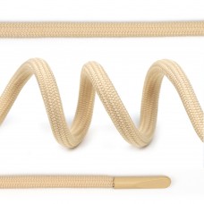 Шнурки круглые полиэфир 4 мм цв. песочный S180 TBY 7290-0036, длина 130 см, упак. 50 шт