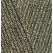 Пряжа для вязания Ализе Cotton gold (55% хлопок, 45% акрил) 5х100г/330м цв.270 хаки меланж