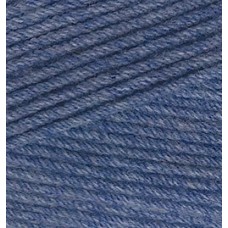 Пряжа для вязания Ализе Cotton gold plus (55% хлопок, 45% акрил) 5х100г/200м цв.203 джинс меланж