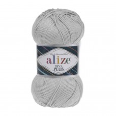 Пряжа для вязания Ализе Diva Plus (100% микрофибра акрил) 5х100г/220м цв.052 талая вода