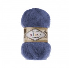 Пряжа для вязания Ализе Naturale (60% шерсть, 40% хлопок) 5х100г/230м цв.022 джинс