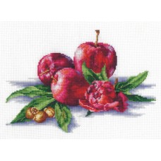 Набор для вышивания СДЕЛАЙ СВОИМИ РУКАМИ Я-03 Яблоки и орешки 26х18 см