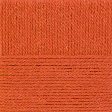 Пряжа для вязания ПЕХ Народная традиция (30% шерсть, 70% акрил) 10х100г/100м цв.396 настурция