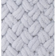 Пряжа для вязания Ализе Puffy (100% микрополиэстер) 5х100г/9.5м цв.416 серый