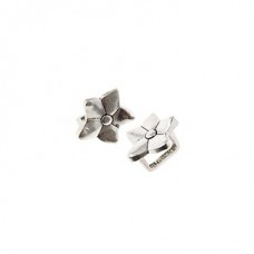 Бусины металлические TESОRO TS-4841 цв.античное серебро уп.2шт ?13 мм