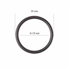 Кольцо для бюстгальтера металл ARTA.F.2976 Ø17,8мм, цв.111 шоколадно-коричневый, уп.50шт
