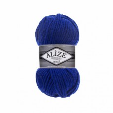 Пряжа для вязания Ализе Superlana maxi (25% шерсть, 75% акрил) 5х100г/100м цв.141 василек