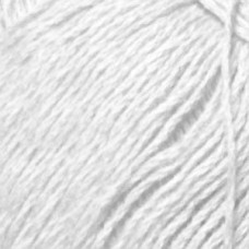 Пряжа для вязания ПЕХ Жемчужная (50% хлопок, 50% вискоза) 5х100г/425м цв.001 белый