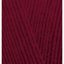 Пряжа для вязания Ализе LanaGold Fine (49% шерсть, 51% акрил) 5х100г/390м цв.057 бордовый