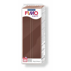 FIMO Soft полимерная глина, запекаемая в печке, уп. 350г цв.шоколад, 8022-75