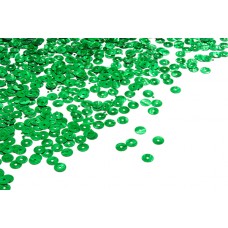 Пайетки плоские россыпью Ideal TBY-FLK022 6мм цв.04 зеленый уп.50г