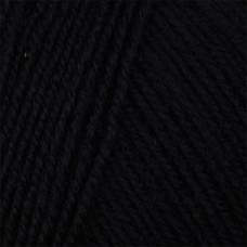Пряжа для вязания ПЕХ Элитная (100% меринос.шерсть) 10х50г/415м цв.002 черный