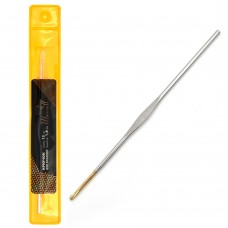 Крючки для вязания Maxwell односторонние с золотой головкой MAXW.7221, никель 1,8мм, 12 см