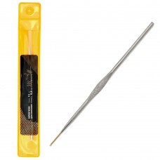 Крючки для вязания Maxwell односторонние с золотой головкой MAXW.7108, никель 0,6 мм, 12 см