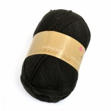 Пряжа для вязания ПЕХ Акрил (100% акрил) 5х100г/300м цв.002 черный
