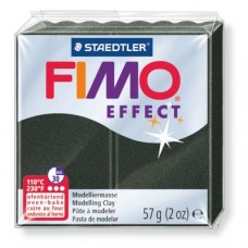 FIMO Effect полимерная глина, запекаемая в печке, уп. 57г цв.перламутровый черный 8020-907