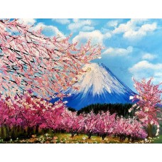Картины по номерам Molly KH1010 Весна в Японии 15х20 см