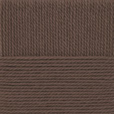Пряжа для вязания ПЕХ Народная традиция (30% шерсть, 70% акрил) 10х100г/100м цв.377 кофейный