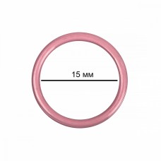 Кольцо для бюстгальтера металл TBY-57720 d15мм, цв.S256 розовый рубин, уп.20шт