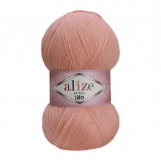 Пряжа для вязания Ализе Extra Life (100% акрил) 5х100г/480м цв.925 персиковый
