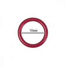 Кольцо для бюстгальтера металл TBY-57711 d10мм, цв.S059 темно-красный, уп.100шт