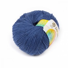 Пряжа для вязания ПЕХ Детский каприз (50% мериносовая шерсть, 50% фибра) 10х50г/225м цв.100 корол синий