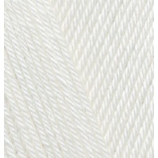 Пряжа для вязания Ализе Diva Baby (100% микрофибра акрил) 5х100г/350м цв.062 молочный