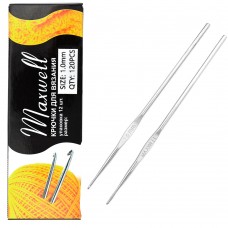 Крючки для вязания ТВ-CH03 Maxwell - 6 1,0мм цв.никель