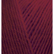 Пряжа для вязания Ализе Superwash 100 (75% шерсть, 25% полиамид) 5х100г/420м цв.0057 бордовый