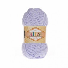Пряжа для вязания Ализе Softy (100% микрополиэстер) 5х50г/115м цв.146 лавандовый