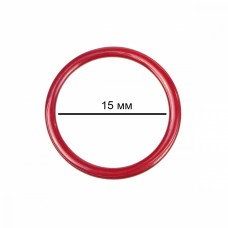 Кольцо для бюстгальтера металл TBY-57718 d15мм, цв.SD163 красный, уп.100шт