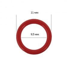 Кольцо для бюстгальтера пластик ARTA.F.SF-1-2 d9,3мм, цв.101 темно-красный, уп.50шт