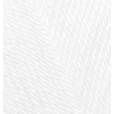 Пряжа для вязания Ализе Diva Baby (100% микрофибра акрил) 5х100г/350м цв.055 белый