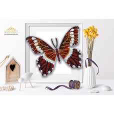 Пластиковая перфорированная основа БЛАГОВЕСТ БС-123 3-D Бабочка. Papilio mechowi 10х12 см