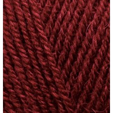 Пряжа для вязания Ализе Alpaca Royal (30% альпака, 15% шерсть, 55% акрил) 5х100г/280м цв.057 бордовый