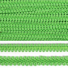 Тесьма TBY Шанель плетеная шир.12мм 0384-0016 цв.052 салатовый уп.18,28м