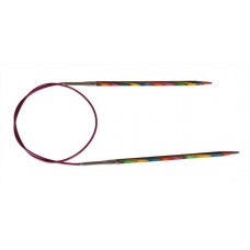 21339 Knit Pro Спицы круговые Symfonie 5мм/80см, дерево, многоцветный