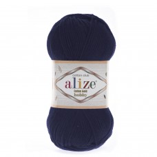 Пряжа для вязания Ализе Cotton Gold Hobby (55% хлопок, 45% акрил) 5х50г/165м цв.058 т.синий